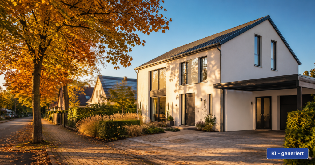 Haus im Herbst